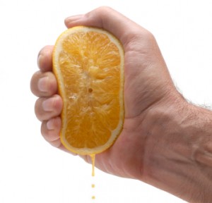 Orange juice squeeze